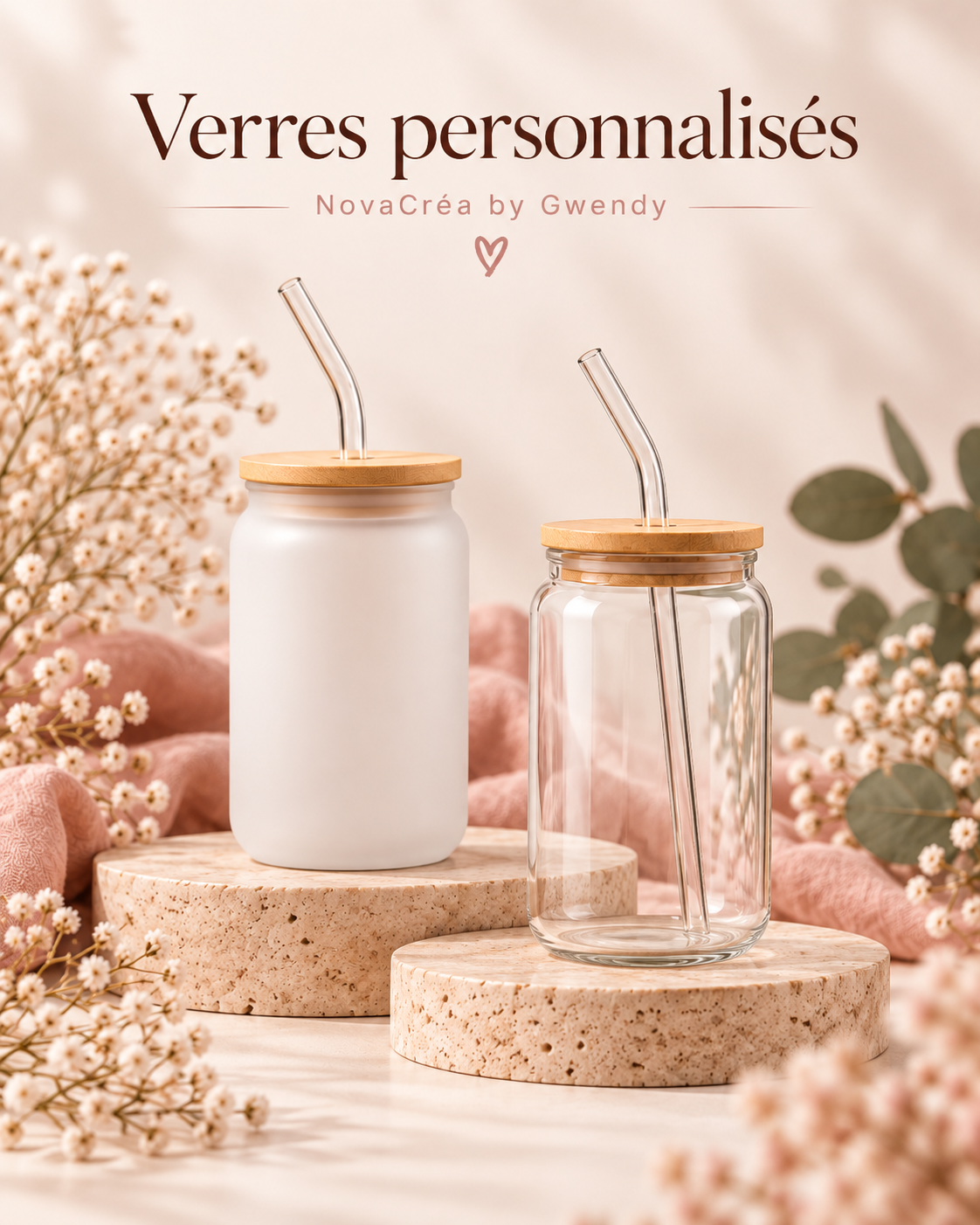Verres personnalisablés