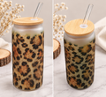🐆 Verre personnalisé – Motif Léopard