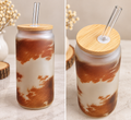 🤎 Verre personnalisé – Motif Vache