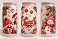 🎄 Verre personnalisé – Motif Noël ❤️