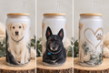 🐾 Verre personnalisé – Deux compagnons à quatre pattes