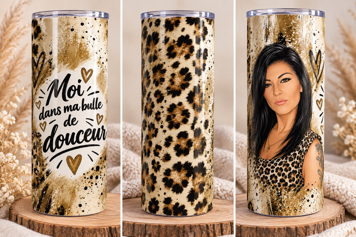 Verre personnalisé – « Ma bulle de douceur » 🤎