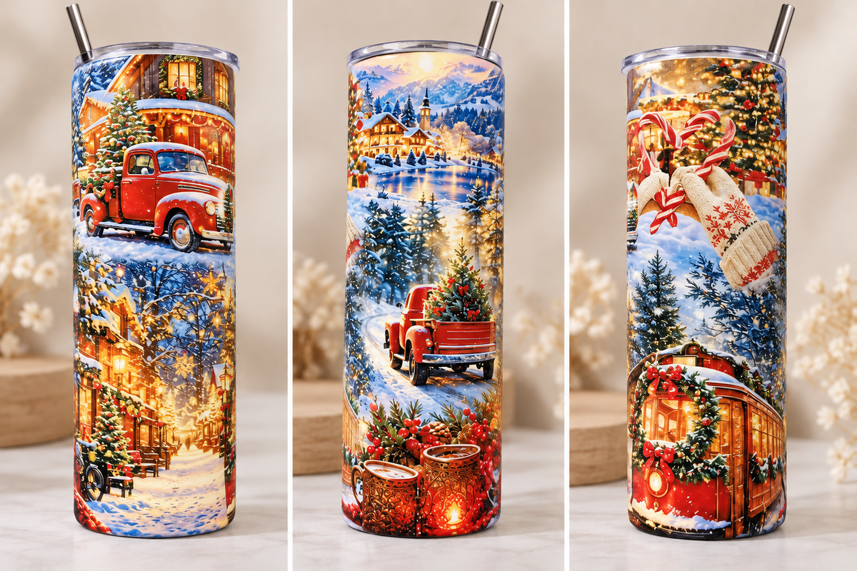 Gourde « Magie de Noël » 🎄❄️