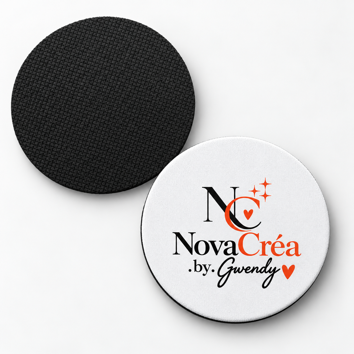 🖤 Dessous de verre personnalisé – NovaCréa by Gwendy