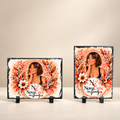 🧡 Plaque en ardoise personnalisée – 15 × 10 cm