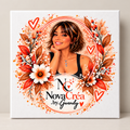 🧡 Toile personnalisée NovaCréa – 25 × 25 cm
