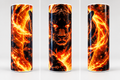 🐆🔥 Tumbler Panthère de Feu – Puissance et Mystère 🔥🐆